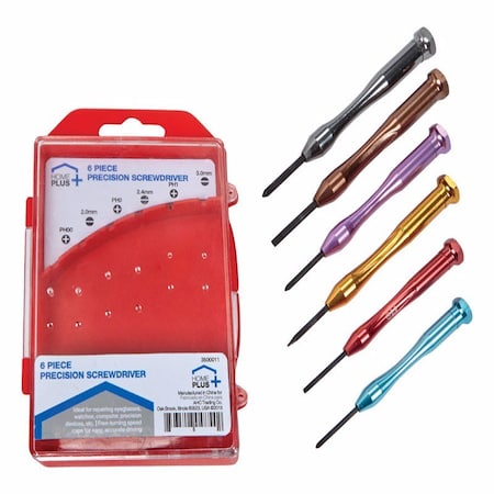 Home Plus Home Plus Assorted Precision Driver Set 6 pc 3500011